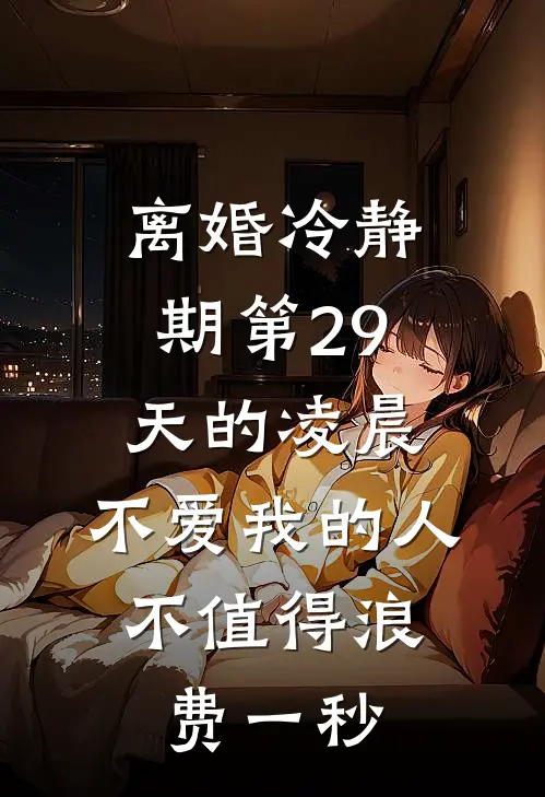 离婚冷静期第29天的凌晨，不爱我的人，不值得浪费一秒