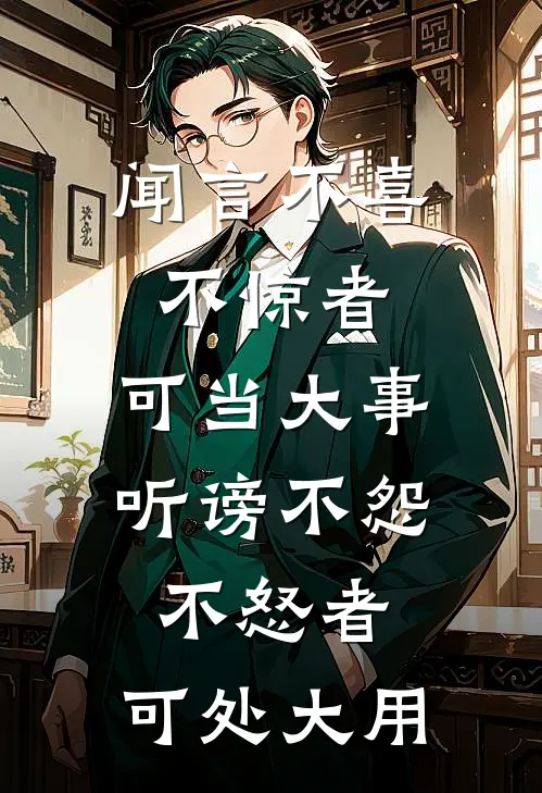 闻言不喜不惊者,可当大事; 听谤不怨不怒者,可处大用