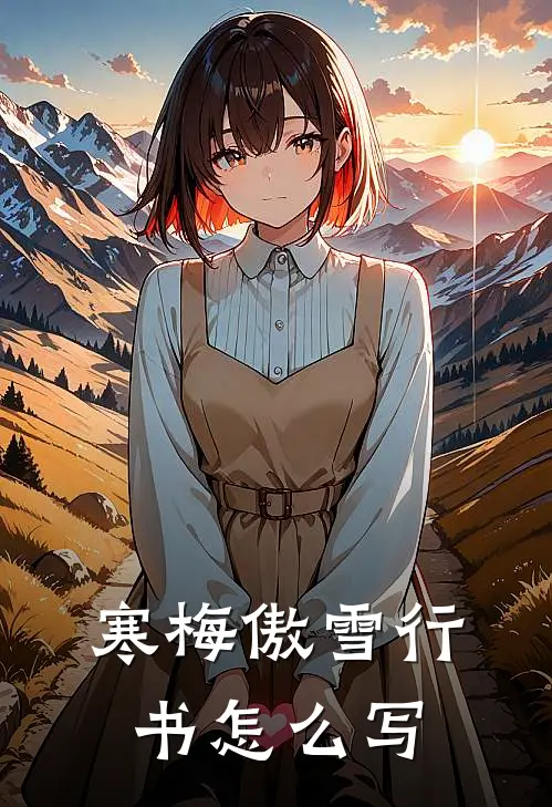 寒梅傲雪行书怎么写