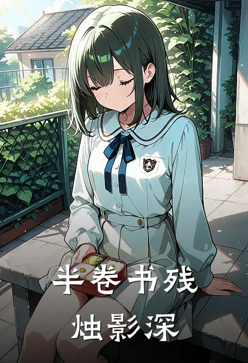 半卷书残烛影深