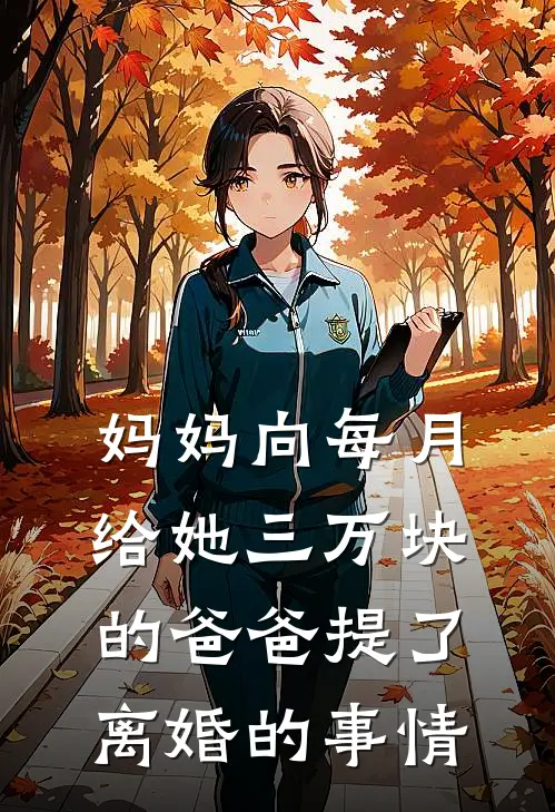 妈妈向每月给她三万块的爸爸提了离婚的事情